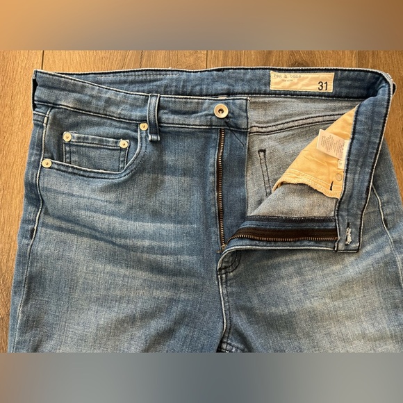 Rag & Bone Nina High Rise Ankle Flare in Poppy Size 31 - Picture 8 of 12